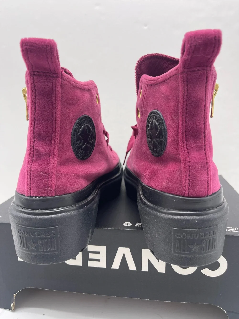 Converse WMNS A05442C CTAS LUGGED LIFT H LEGEND BERRY/BLACK/BLACK Sneakers